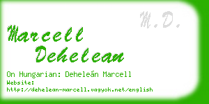marcell dehelean business card